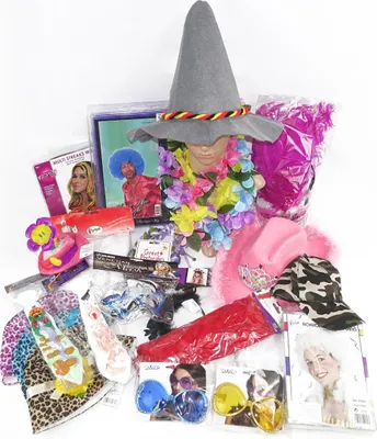 Produktbild von Fotobox Requisiten für Geburtstag, Hochzeit, Karneval, Jugendweihe, Junggesellinnenabschied, Motto-Partys usw. (25-tlg.)