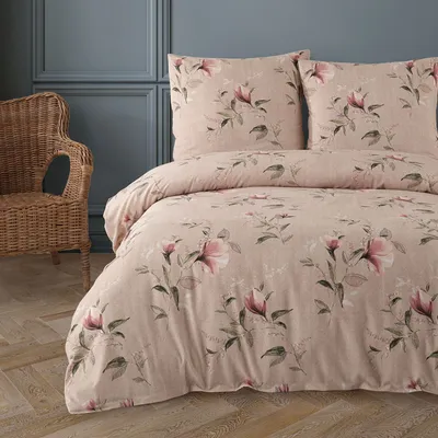 Produktbild von Buymax, Bettwäsche-Garnitur, 80% Baumwolle 20% Polyester, 155x220 cm 80x80 cm, Reißverschluss, Kuschelig