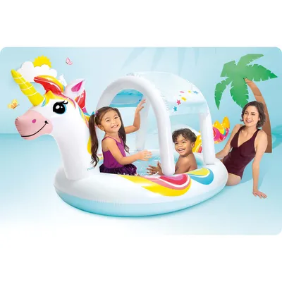 Immagine prodotto di Piscina gonfiabile unicorno 254x132x109 cm