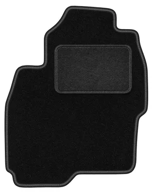 Immagine prodotto di Tappetino guidatore in moquette per Mitsubishi Pajero Pinin 1999-2006 (SUV) – 1 pezzo, nero, su misura – Wielganizator LUX