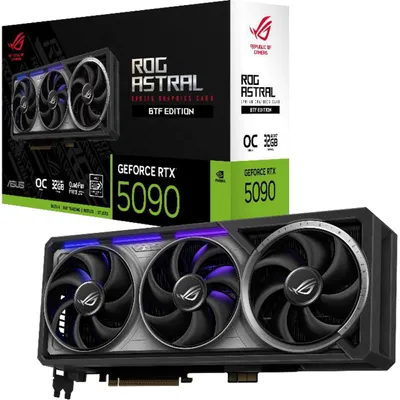 Produktbild von ASUS GeForce RTX 5090 ROG ASTRAL GAMING OC BTF, Grafikkarte, (DLSS 4