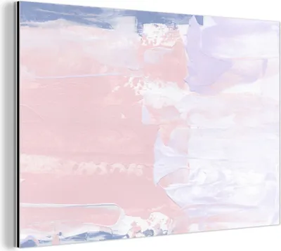 Obrázek produktu pro Nástěnná dekorace Kovový kovový obraz Wall Art 120x80cm Pastel - Design - Malování Muchowow Hliníkové obrazy