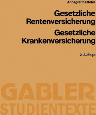 Produktbild von Gesetzliche Rentenversicherung, Gesetzliche Krankenversicherung