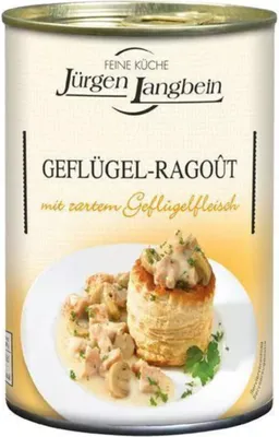 Produktbild von Jürgen Langbein Geflügel-Ragoût, 400ml