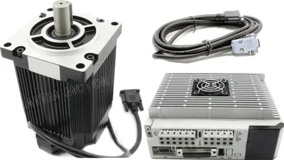 Produktbild von Geschlossener Regelkreis Servomotor, 20 N.m Haltemoment, AC 150  240 V Spannung, 4,2 A Strom, 3-Phasen Treiber, 1000 Encoder Auflösung