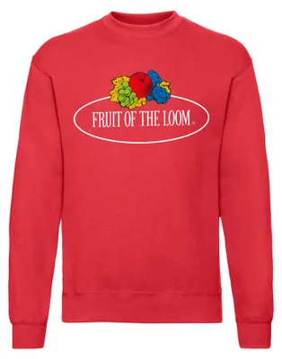 Produktbild von Fruit of the Loom Fruit of the Loom Sweatshirt mit großem Vintage-Logo