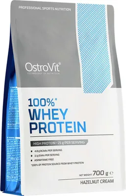 Obrázek produktu pro OstroVit 100% syrovátkový protein 700g Beutel Hazelnut Cream