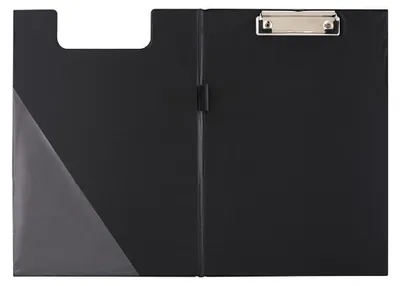 Image de D.RECT Porte-bloc A5 economy film PVC, noir