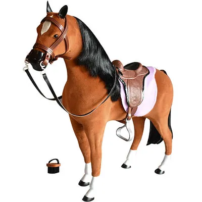 Produktbild von Sophia's - 18 "Puppe - Stoffpferd - Tan