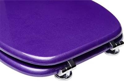 Produktbild von SANILO® WC-Sitz Glitzer Lila, Toilettendeckel direkt vom Hersteller, Klodeckel, Klobrille, WC Deckel, Toilettensitz, Toilettenbrille, WC Brille