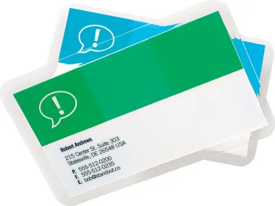 Image de Pochette à plastifier GBC CardPouch, 65 x 95 mm, 250 mic
