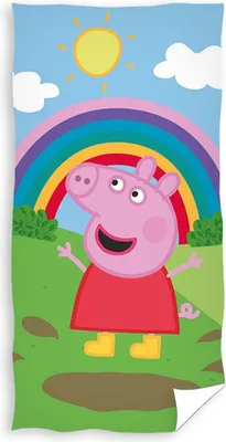 Produktbild von Carbotex Peppa Pig - Badehandtuch 70x140cm