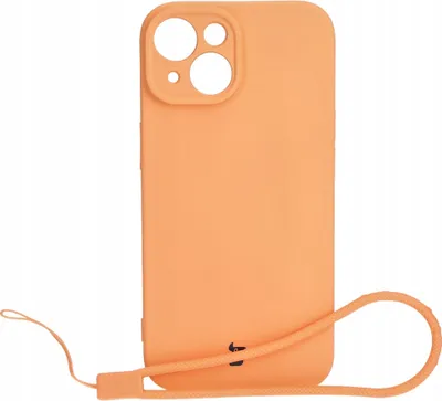 Produktbild von Bizon Case Silikon für iPhone 15, orange