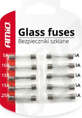 Obrázok produktu pre sada sklenených poistiek (sada 10 ks) 02215MS24