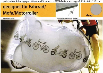Produktbild von Fahrrad- und Mofabdeckung 2903 7964 Grau