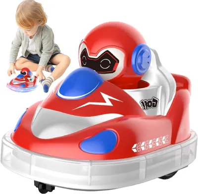 Productafbeelding van RC Speelgoed Auto - Afstandsbestuurd Voertuig - Binnen en Buiten - Met Licht en Geluid - 20.5 cm - Rood