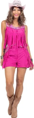Produktbild von Rosa Fransen Festival Outfit - Kostüm für Fasching Größe: 36