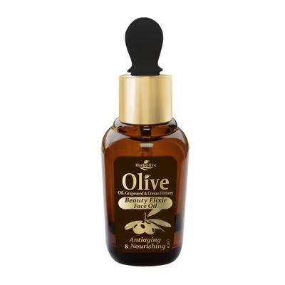 Image de Huile de soin anti-âge Herbolive – Huile d'olive, huile de pépins de raisin et diptam de Crète 30 ml