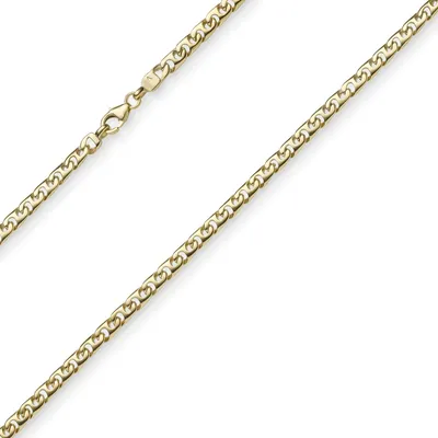 Produktbild von 4mm Phantasiearmband Armkette Armschmuck 585 Gold Gelbgold glänzend 21cm