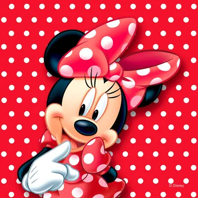 Dekokissen Minnie Mouse 40x40 cm Polyester waschbar
