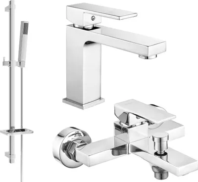 Immagine prodotto di Mexen Uno DQ77 set da bagno, cromo - 71403DQ77-00