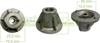 Obrázok produktu pre Držiak čepele Ø22,2 mm pre Bolens BL4042P BL 4047P 5052P Trawis TRB48 66030003AR