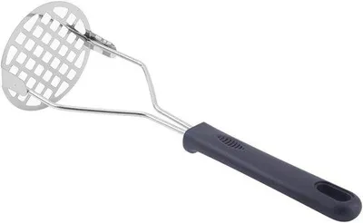 Produktbild von Famanu Kartoffelstampfer - Ergonomisch, Edelstahl, 26 x 9 cm