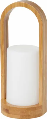 Produktbild von 4 Duni LED Halter Easy Bambus natur-weiss 183179