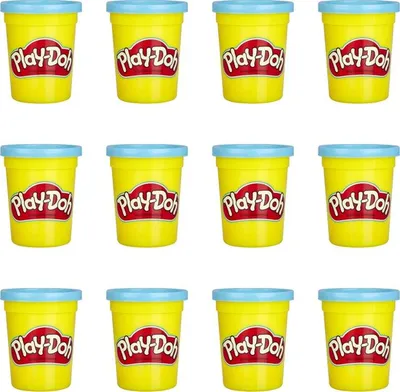 Produktbild von PLAY-DOH - Packung 12 Stück Play-Doh Azul