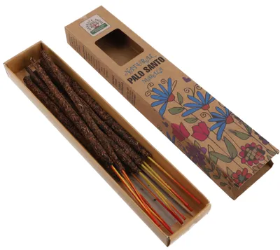 Immagine prodotto di Bastoncini di incenso naturale ORKAY arrotolati a mano dall'India del Sud - Palo Santo Masala, marrone, 23*4,5*2 cm, bastoncini di incenso indiano