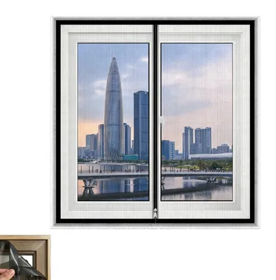 Produktbild von Selbstklebendes Fenstergitter – reißfest – grau