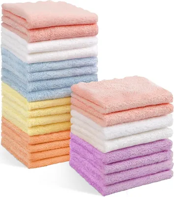 Produktbild von Orighty Baby-Waschlappen Mikrofaser Korallen-Fleece 24 Stück