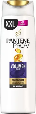 Produktbild von Pantene Pro-V Volumen Pur, 500 ml, Shampoo, Nicht-professionell, Frauen, Dünnes Haar, Schutz, Klärend, Glanz, Verstärkung, Volumengebend