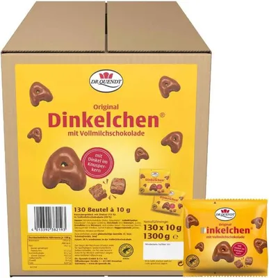Produktbild von Dr. Quendt Dinkelchen Vollmilch 130x10g