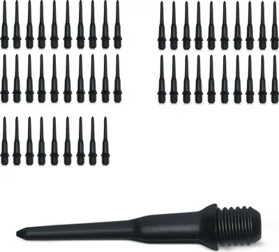 Produktbild von kwmobile 50x Kunststoff Spitzen für Darts - 2BA Gewinde - Ersatz Dartspitzen für Dartpfeile - Dart Ersatzspitzen Set für bis zu 50 Darts