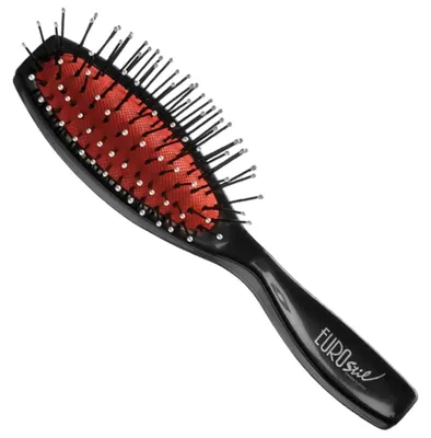 Obrázok produktu pre Eurostil Nylonová kefa s hrotmi Small Ball Black Black 1Un 150 g