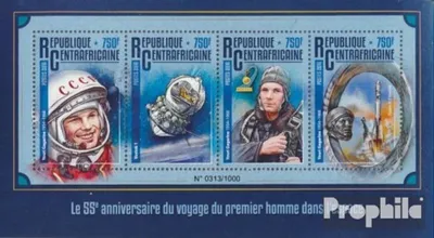 Produktbild von Briefmarken Zentralafrikanische Republik 2016 Mi 6025-6028 Kleinbogen (kompl. Ausgabe) postfrisch Weltraum