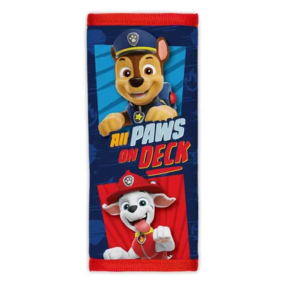 Immagine prodotto di Cuscinetto per cintura di sicurezza Paw Patrol, design adatto ai bambini, chiusura in velcro