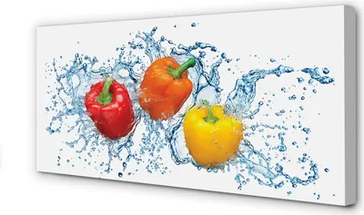 Produktbild von Leinwandbild 120x60 Wandkunst Pfefferwasser