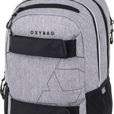 Obrázek produktu pro Batoh OXYBAG pro studenty + pouzdro OXY Sport, šedá barva