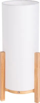 Produktbild von Näve Leuchten LED Tischleuchte MADITA mit LED Platine dimmbar LED Tischleuchte MADITA mit LED Platine dimmbar Tischleuchten - Akkutischleuchte "MADITA" H: 48cm weiß/natur, Tischlampe im Scandi Style, aus Holz und Textil in weiß, 48 cm hoch, Ø 22 cm, inkl. LED – dimmbar – Akkubetrieb – Akku- und Netzbetrieb – Berührungssensor – USB Typ C