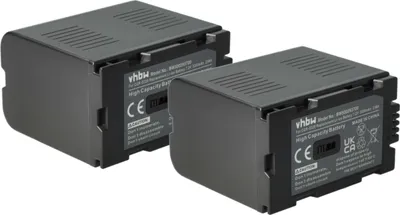 Produktbild von vhbw 2x Akku Ersatz für Panasonic VSB0418, VW-VBD20, VW-VBD25 für Videokamera Camcorder (3200 mAh, 7,2 V, Li-Ion)
