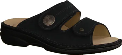 Produktbild von Finn Comfort Sansibar, Damen, Pantolette, Petrol, bequem, Leder, NEU - Damenschuhe Pantolette /  Zehentrenner, Grün, leder (oilbuk)