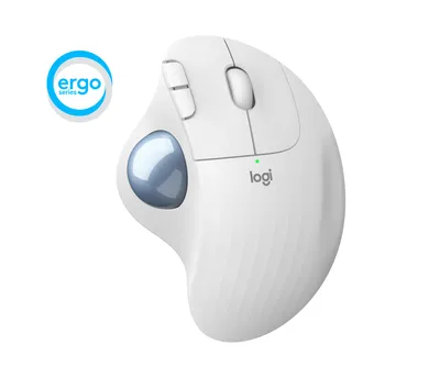 Obrázok produktu pre Logitech 910-006438, Pravoruké, Trackball, Bluetooth, 2000 DPI, Biela