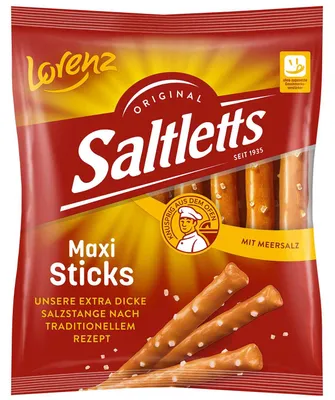 Image de Saltletts 67793 Saltletts Maxi Sticks Kekse 125,0 g