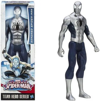 Produktbild von Spiderman gepanzert Silber Titan Held Figurka 30 cm