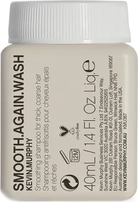 Immagine prodotto di Shampoo lisciante per capelli indisciplinati e crespi Smooth.Again.Wash (Shampoo lisciante), 40 ml