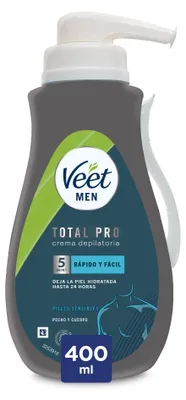 Produktbild von Veet Men Körperhaarentfernungscreme für empfindliche Haut, 400 ml