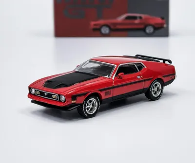 Produktbild von Ford Mustang Mach 1 Race Red 1971 - Mini GT 1:64