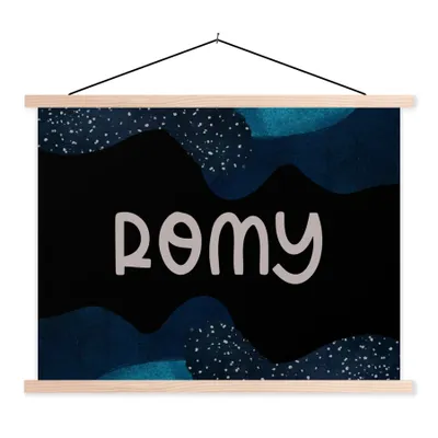 Produktbild von MuchoWow® Textilposter Romy - Pastell - Mädchen 40x30 cm mit holzfarbenen Rahmen - Bilder
